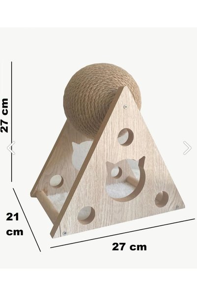 Nursoft Wooden String Cat Toy Ball Cat Scratching