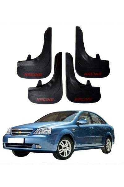 SONİKON LİNE Chevrolet Lacetti Sd Compatible Racing Written 4-Piece Dust Cover Mudguard Mudguard Modified