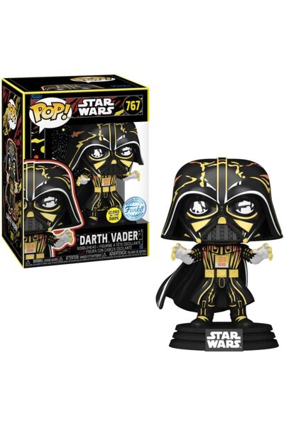 Funko Pop Darth Vader Special Edition Glows in The Dark 767 Figür