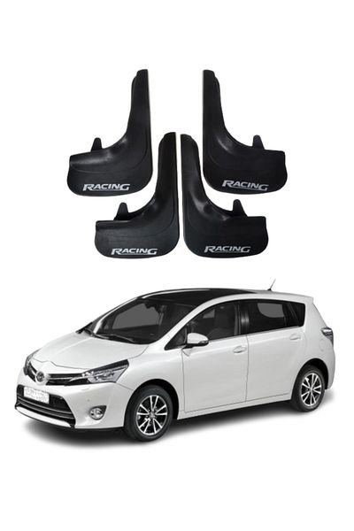 SONİKON LİNE Toyota Verso 2010-2017 Compatible Racing Written 4-Piece Dust Cover Mudguard Mudguard Modified