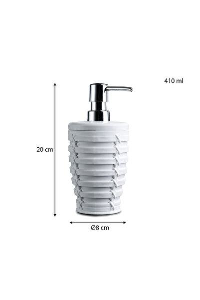 Prima Nova Palm Liquid Soap Dispenser White