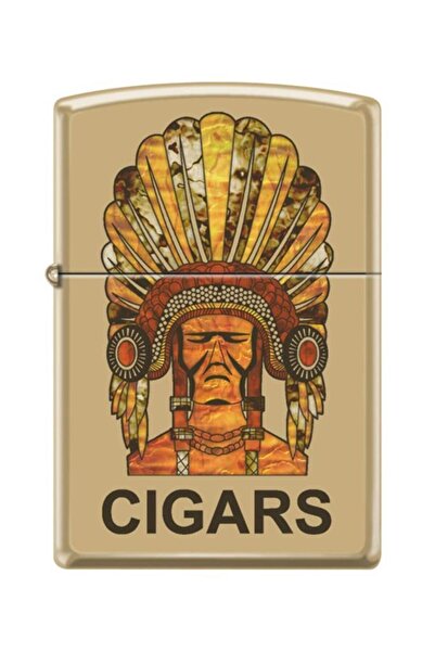 Zippo Çakmak 254b-102080 Cigar Indian
