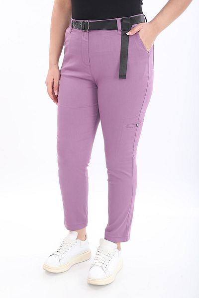 RBKS Plus Size Cotton High Waist Pants