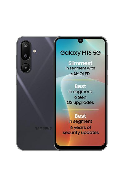 Samsung Galaxy M16 5g (THUNDER BLACK, 6GB RAM, 128GB STORAGE)