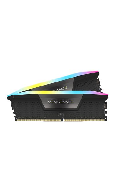 Corsair Memorie RAM Vengeance RGB 64GB DDR5 5200MHz CL40 Kit of 2