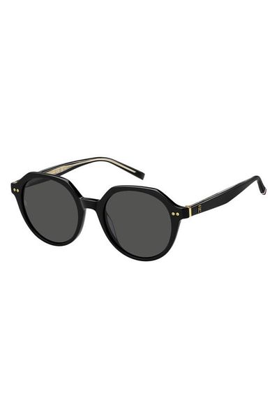 Tommy Hilfiger Th 2212/S-807‐Black Unisex Sunglasses