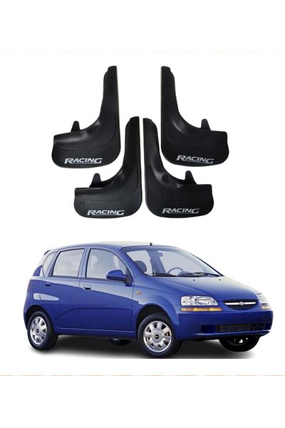 SONİKON LİNE Chevrolet Kalos Hb All Cases Compatible Racing Written 4-Piece Dust Cover Mudguard Mudguard Modified