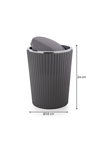 Prima Nova Nely Trash Can-Gray