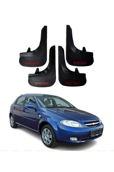 SONİKON LİNE Chevrolet Lacetti Hb Compatible Racing Written 4-Piece Dust Cover Mudguard Mudguard Modified