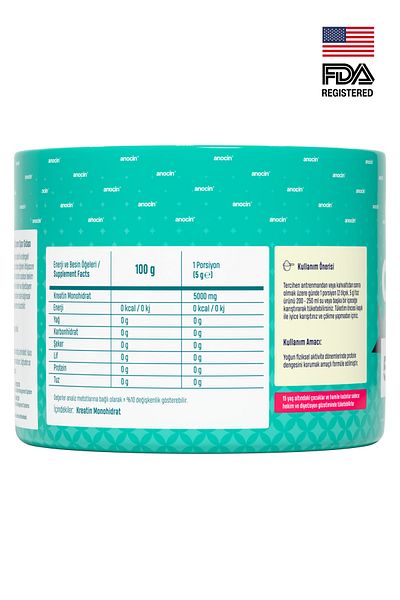 anocin Creatine - 150g - Creatine - Creatine Monohydrate Aroma Free Taste- American Fitness Series