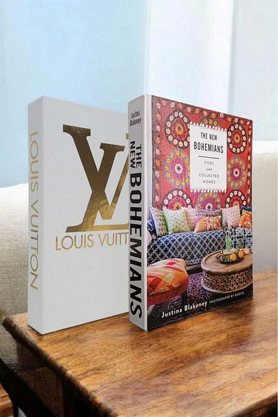 BayCazip Decorative Book Look Box Set of 2 Decorative Book Looking Box