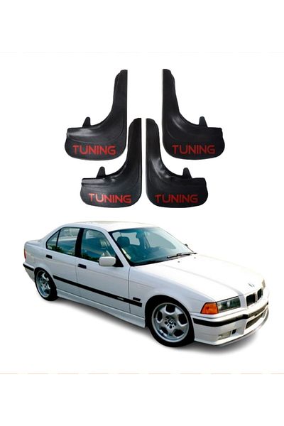 SONİKON LİNE Bmw E36 Compatible Tuning Written 4-Piece Dust Cover Mudguard Mudguard Modified