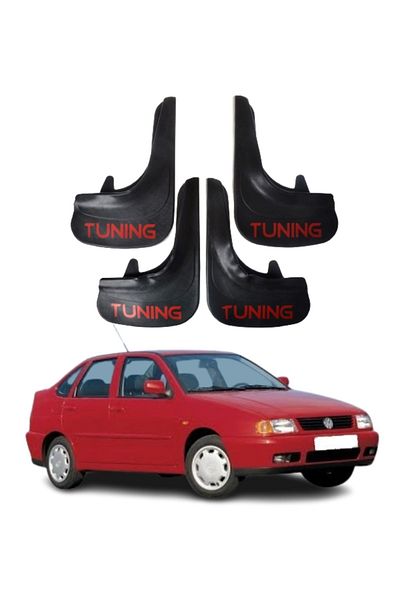 SONİKON LİNE Volkswagen Polo Sd 1996-2001 Compatible Tuning Written 4-Piece Dust Cover Mudguard Mudguard Modified