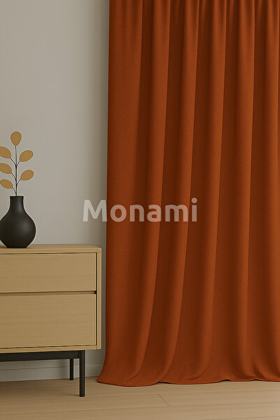 Monami Luxury Tile Elegance Light Proof Blackout Curtain