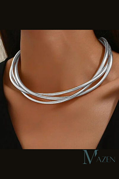 MAZEN Çoklu Katmanlı Modern Yaka Kolye-Günlük Şıklık & Özel Anlar