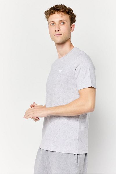 adidas Men Sportswear Fit Short Sleeve Outdoor T-shirt, Grey