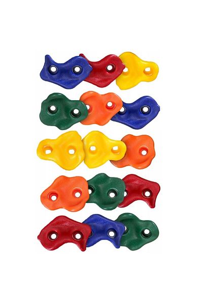 zola Set pietre de catarat, Zola, 15 bucati, creaza-ti perete de alpinism pentru copiii, multicolor