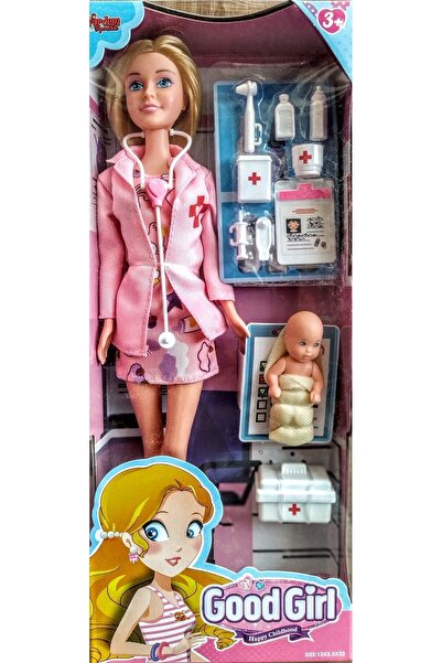 cayenna Kutulu 29Cm Aksesuarlı Doktor Bebek Eğitici Doktor Bebek