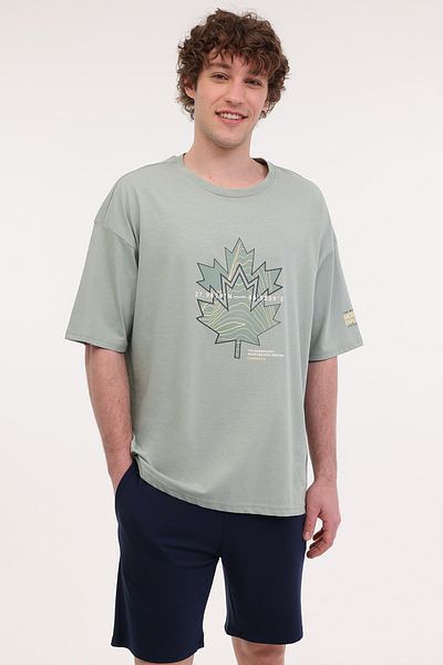 lumberjack Ml Bera 11Trv38 5Fx Green Men's Short Sleeve T-Shirt