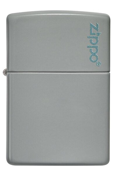 Zippo Çakmak 49452zl-087045 Flat Grey Logo