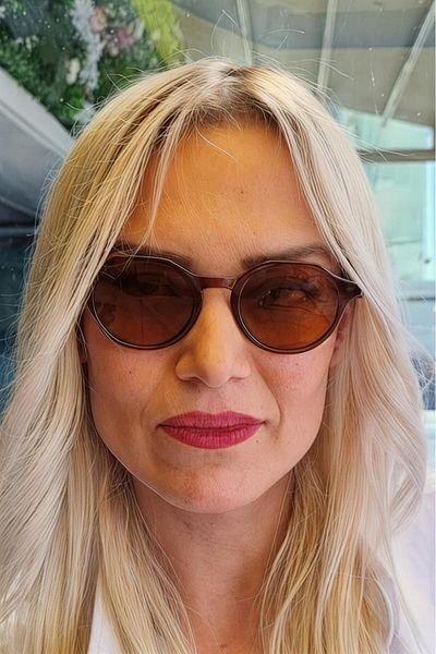 Mood Agenda Unisex Ocean Geometric Retro Model Sunglasses