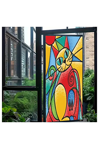 WINK FOL Cam Vitray Folyo, Kendindin Yapışkanlı, Desnli Buzlu Cam Folyo 61x100 cm