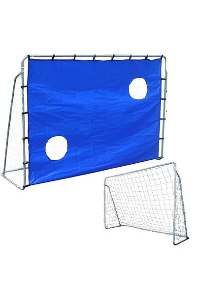 zola Poarta fotbal Zola 215 x 76 x 150 cm, plasa, tinta detasabila, cadru otel, cuie fixare incluse