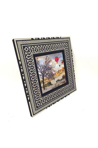 Sadrazam Masă MDF imprimată vizuală Cappadocia (20 X 20 KRT-159 TRKSDF)
