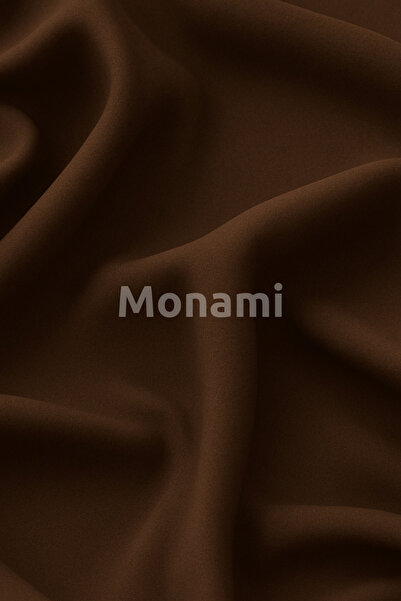 DEVRİM OLİVYA TEKSTİL Luxury 1St Class. Classroom Special Tailored Brown Blackout Light-Proof Background Curtain with Extra Foam