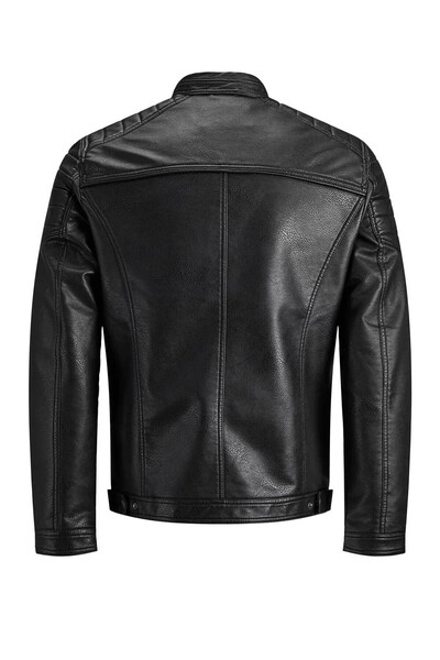 Jack & Jones Men's Rocky Leather Jacket