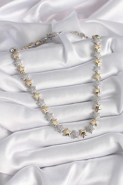 MODA Zircon Stone Star Model Vip Exclusive Series Women's Necklace