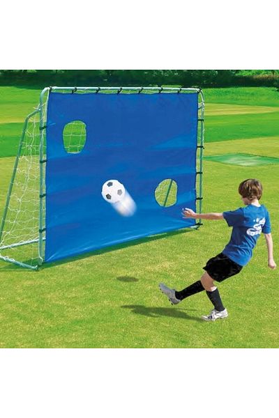 zola Poarta fotbal Zola 215 x 76 x 150 cm, plasa, tinta detasabila, cadru otel, cuie fixare incluse