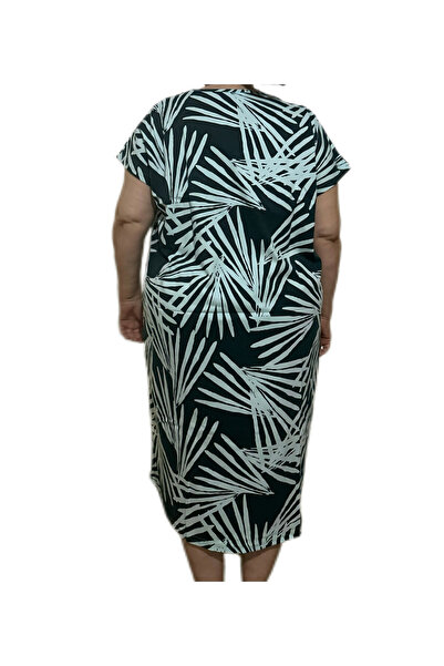 İpek Women's Short Sleeve Plus Size 100% Cotton Nightdress/Dress