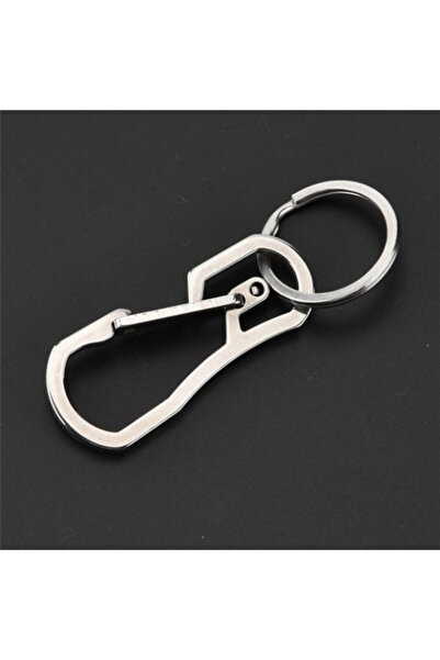 Choice سلسلة مفاتيح EDC متينة من التيتانيوم مع خطافات سريعة الفك وحلقة مفاتيح من التيتانيوم