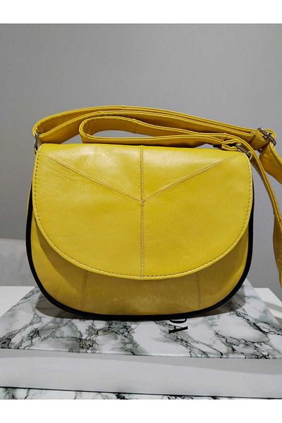 atter Geantă pentru femei din piele naturală cu design special (23 CM X 20 CM)