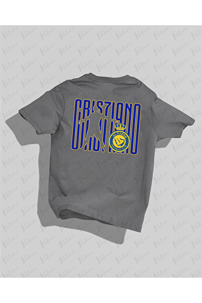 Nulivez Cristiano Ronaldo Al-Nassr Design Back Printed High Quality Compact Unisex Oversize T-Shirt
