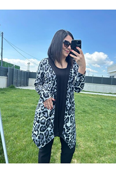 charamela Büyük Beden Kimono İkili Takım