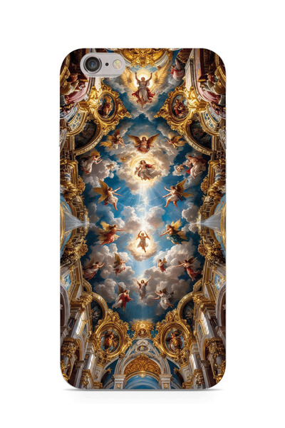 moonset Iphone 6 Plus / 6S Plus Uyumlu Sanat Tasarımlı Baskılı Şeffaf Telefon...