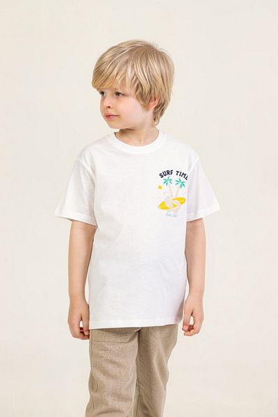 Elabutik M 7749 Men's Basic T-Shirt 4-9 Years