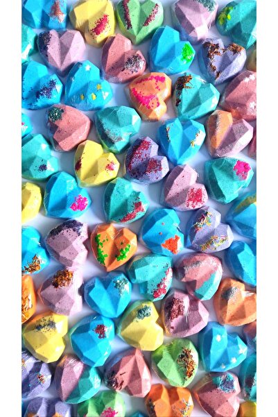 MAGIC SUDS 6'lı KALP Pedikür Nem Bombası (BANYO TOPU BANYO BOMBASI NEM TOPU)