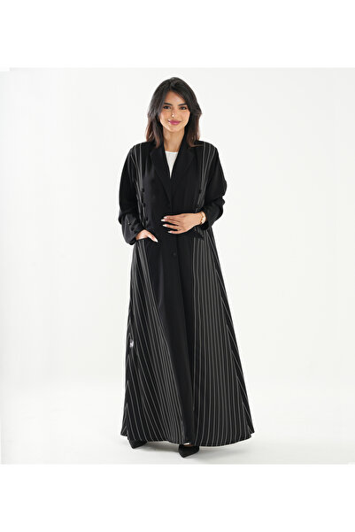 Rosette Abaya Black-R-202503