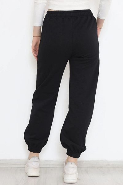 Eşofmania Unisex Μαύρο Σετ Φούτερ με διπλό πόδι ελαστικό
