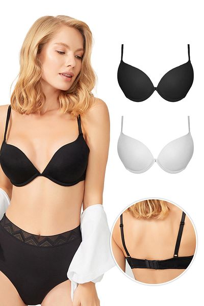 Cottonhill Σουτιέν Lol Up Push Up Underwire 2 Πακ