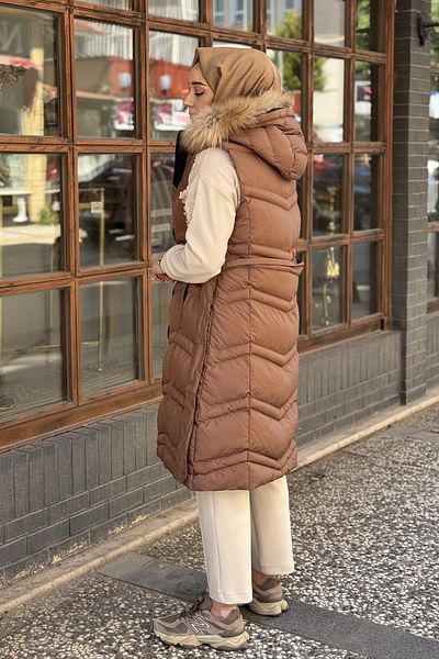Womania Napoli Vest Vest 18273 Brown