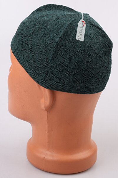Hediyeleşin Takke, Makine Örgüsü Namaz Takkesi, Esnek Takke, ( 56-60 Cm ) - 1...
