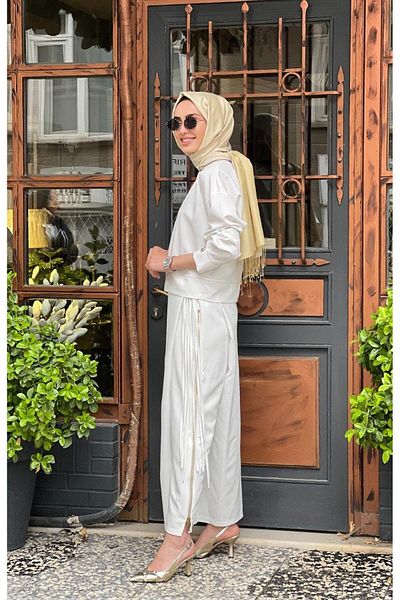 qupra Pants Suit Qay62091 Ecru