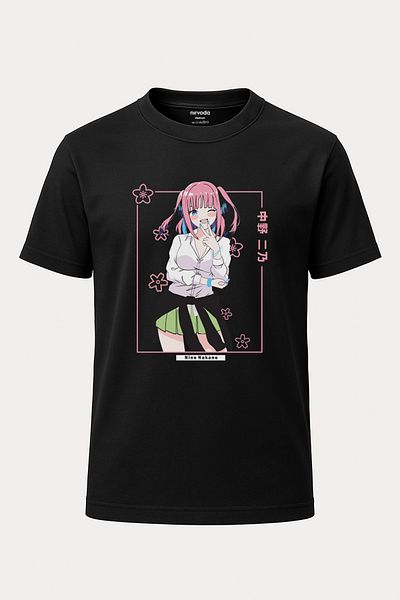 nirvoda Nino Nakano - Tricou unisex Anime Manga Crew Deck Loose Fit