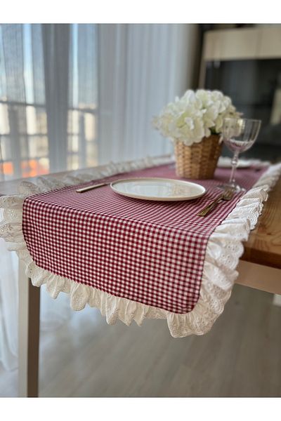 eyma home Pitikare Scallop Detailed Runner 45X130 cm Stain Resistant