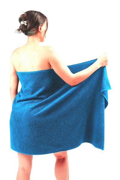 Elaganya Prosop de duș pentru baie de culoare albastră 100% bumbac Prosop de plajă pentru corp Prosop din bumbac 70x140 cm
