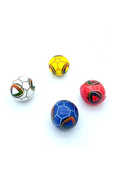 CNE Ticaret Mini Sponge Soccer Ball 6 cm Stressball Four Pack